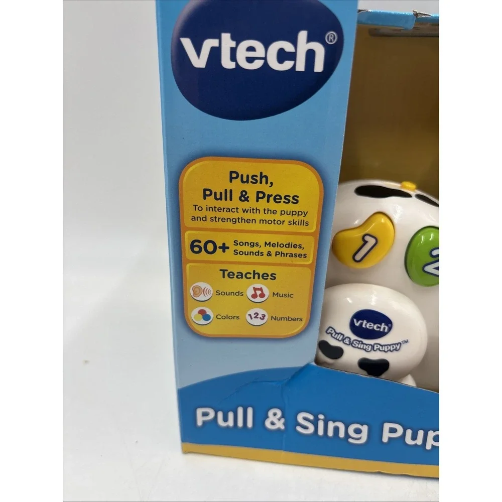 VTech Pull and Sing Puppy Toy 6-36 Months BRAND NEW  plays songs and moveable 🔥